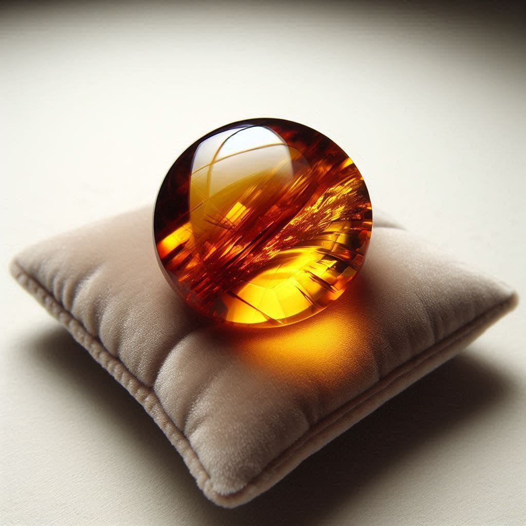 organic gemstone amber