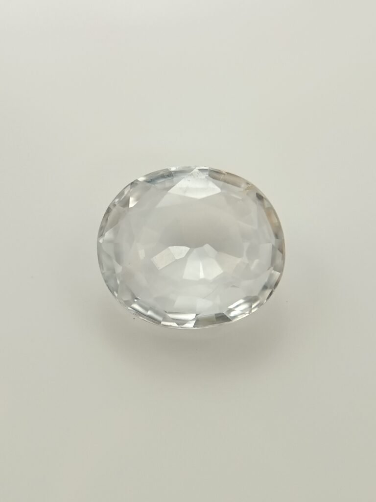 natural zircon white colour 6.50 ratti