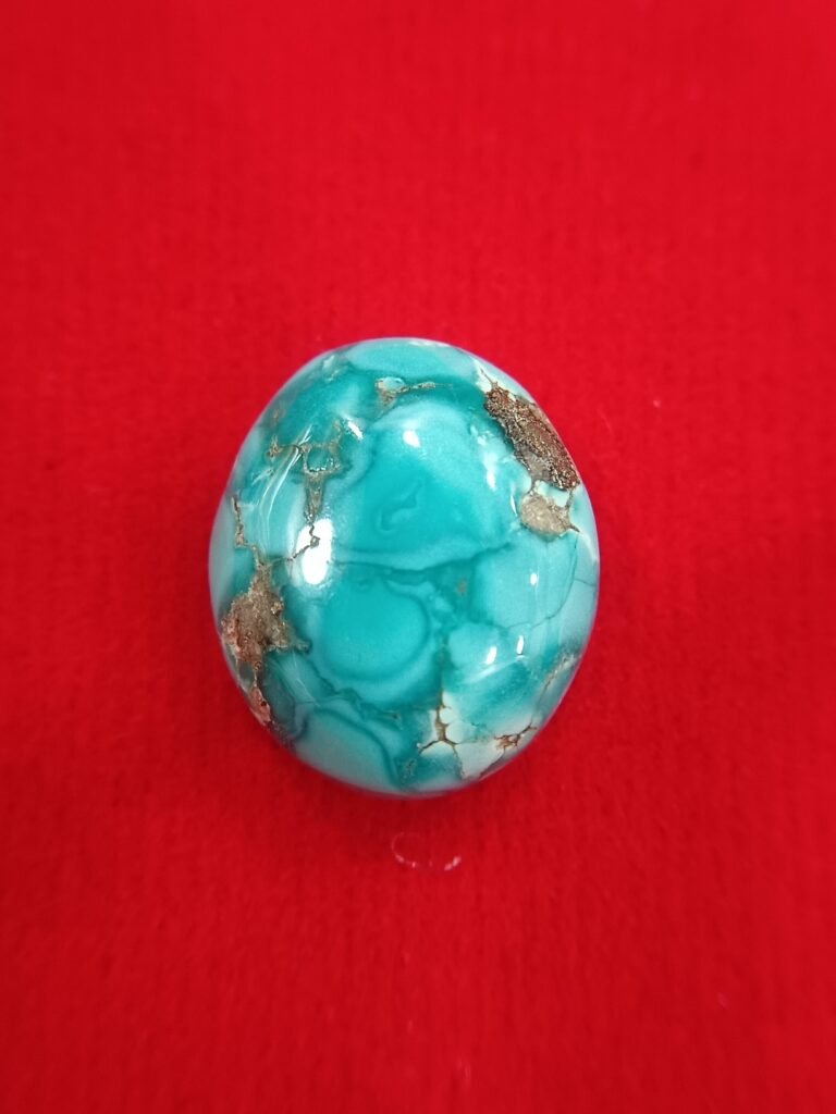 Turquoise Stone (Firoja) 10.58 Carat/ 11.50 Ratti