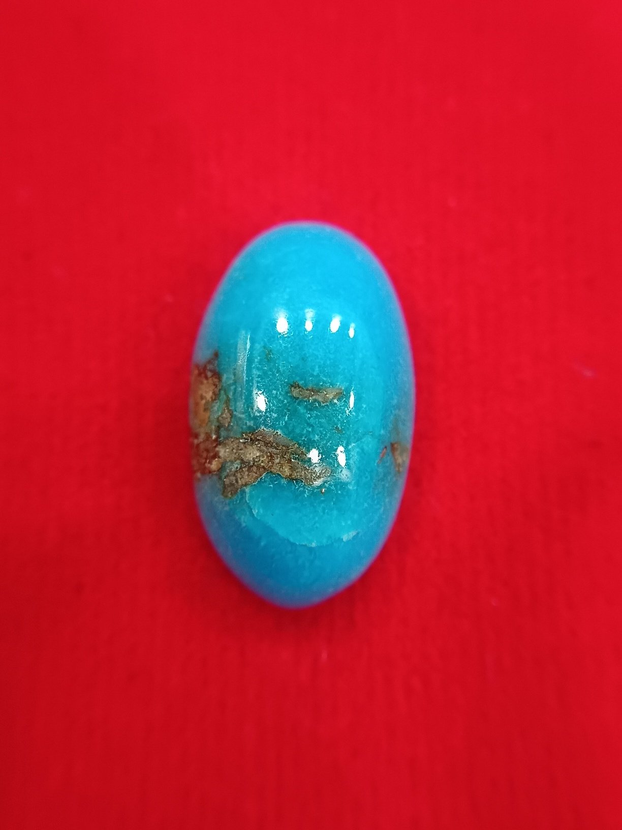 Turquoise Stone (Firoja) 10.76 Carat/ 11.50 Ratti