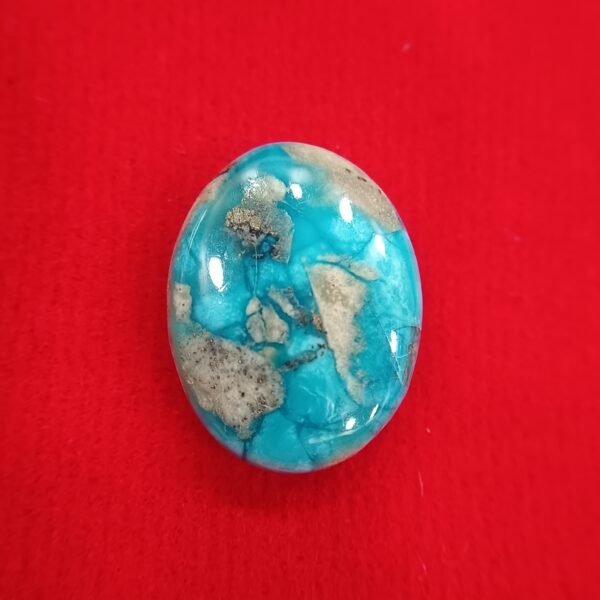 Turquoise Stone (Firoja) 10.91 Carat/ 12.00 Ratti