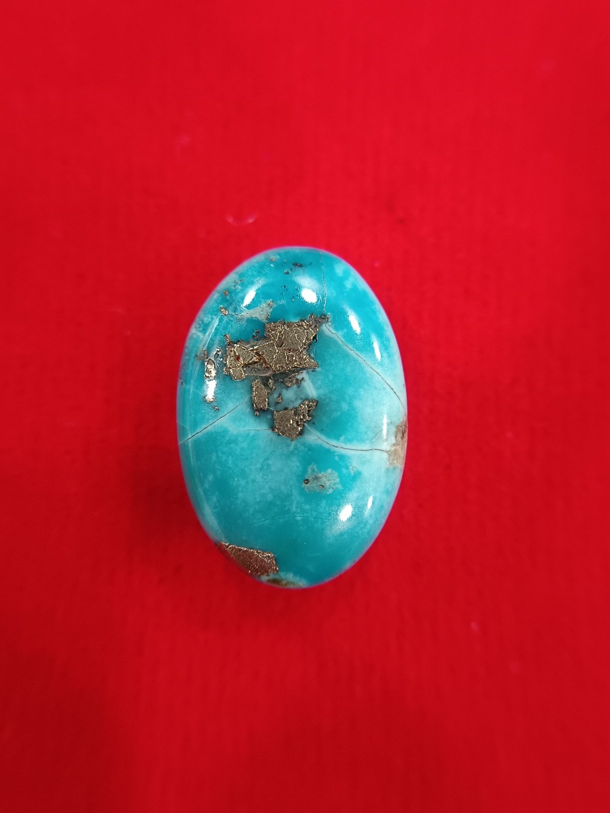 Turquoise Stone (Firoja) 11.03 Carat/ 12.25 Ratti