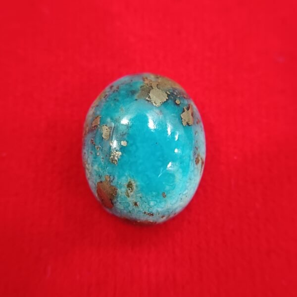 Turquoise Stone (Firoja) 12.90 Carat/ 14.25 Ratti