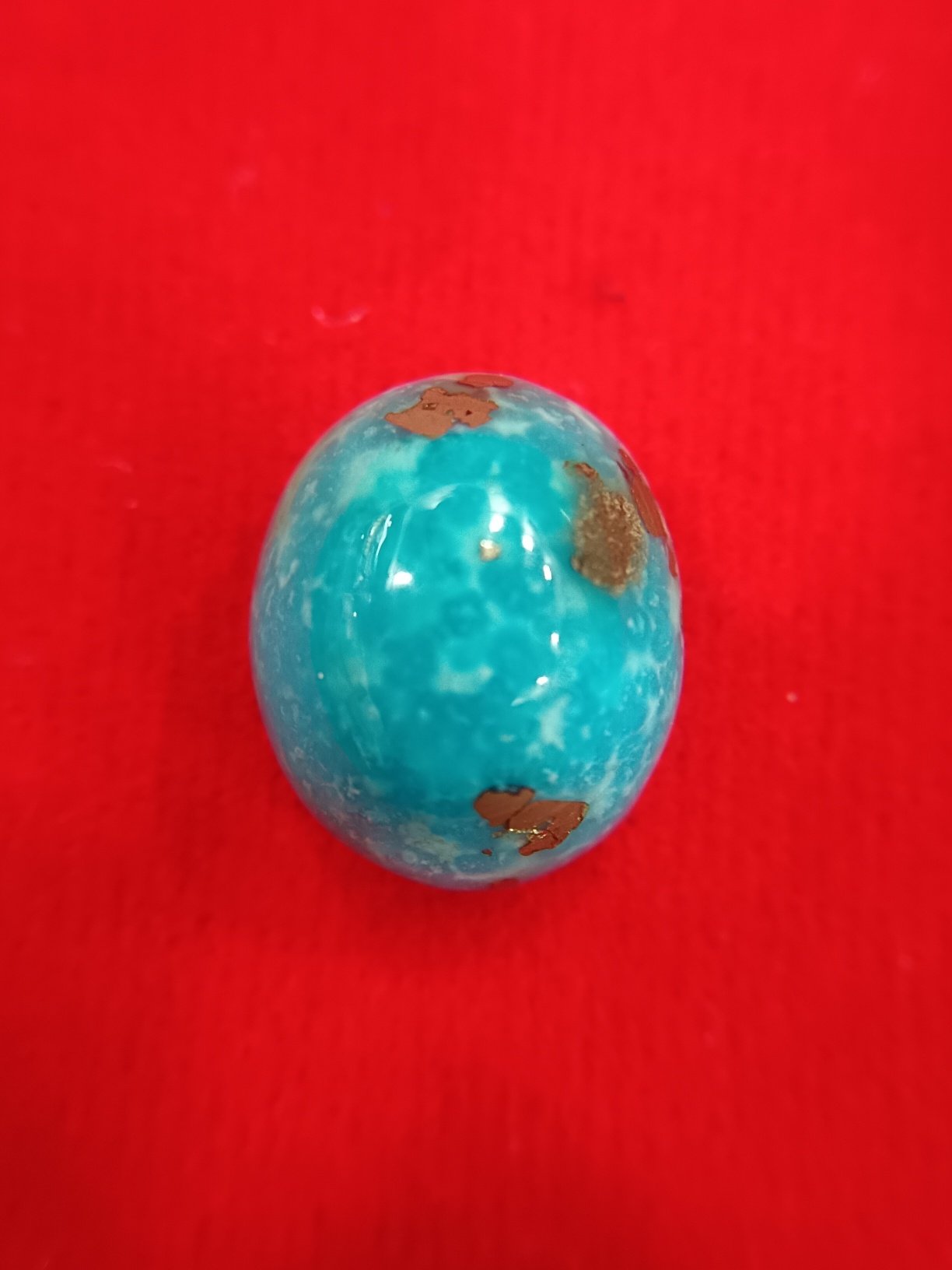 Turquoise Stone (Firoja) 11.03 Carat/ 12.25 Ratti