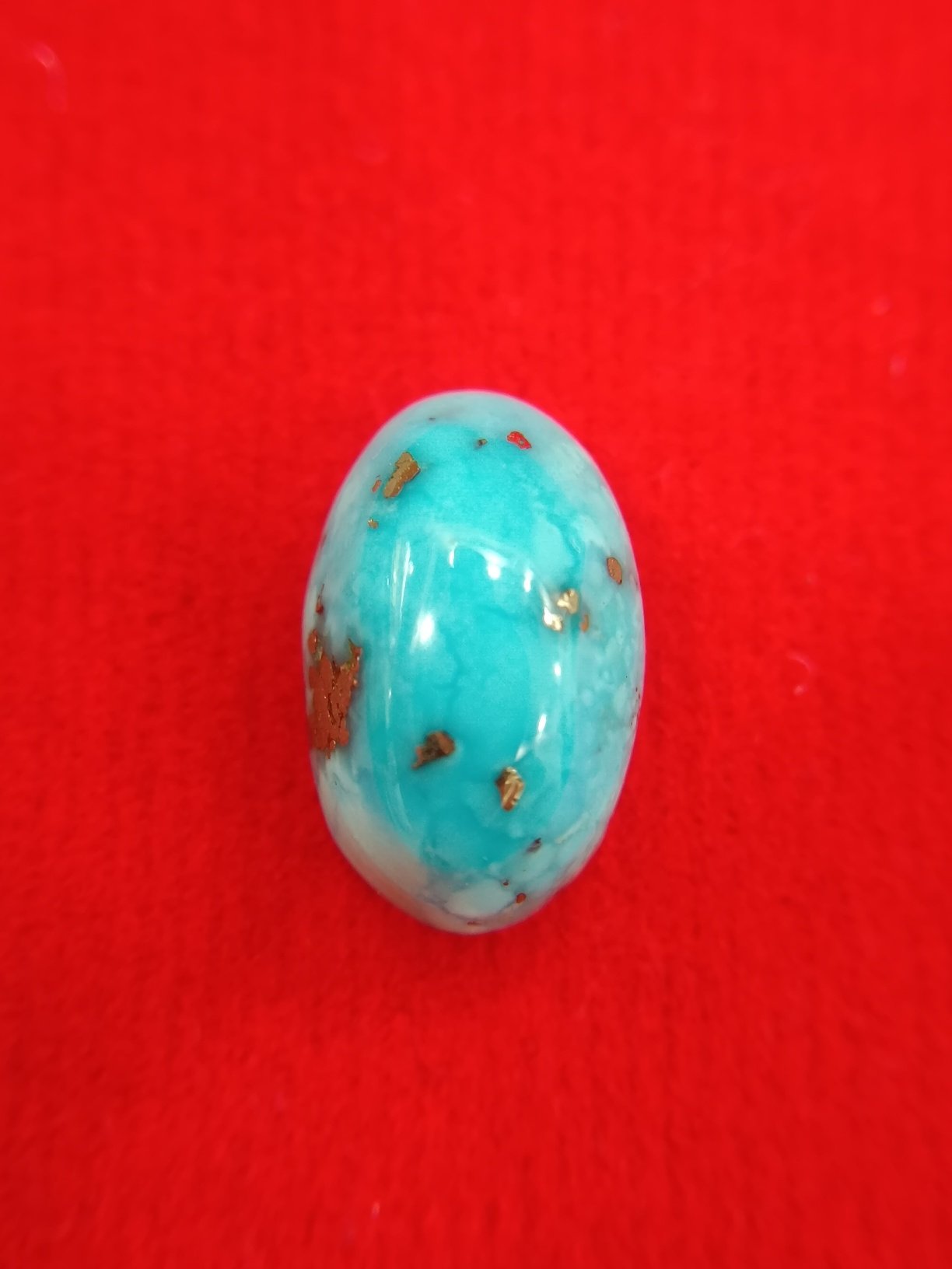 Turquoise Stone (Firoja) 10.49 Carat/ 11.50 Ratti