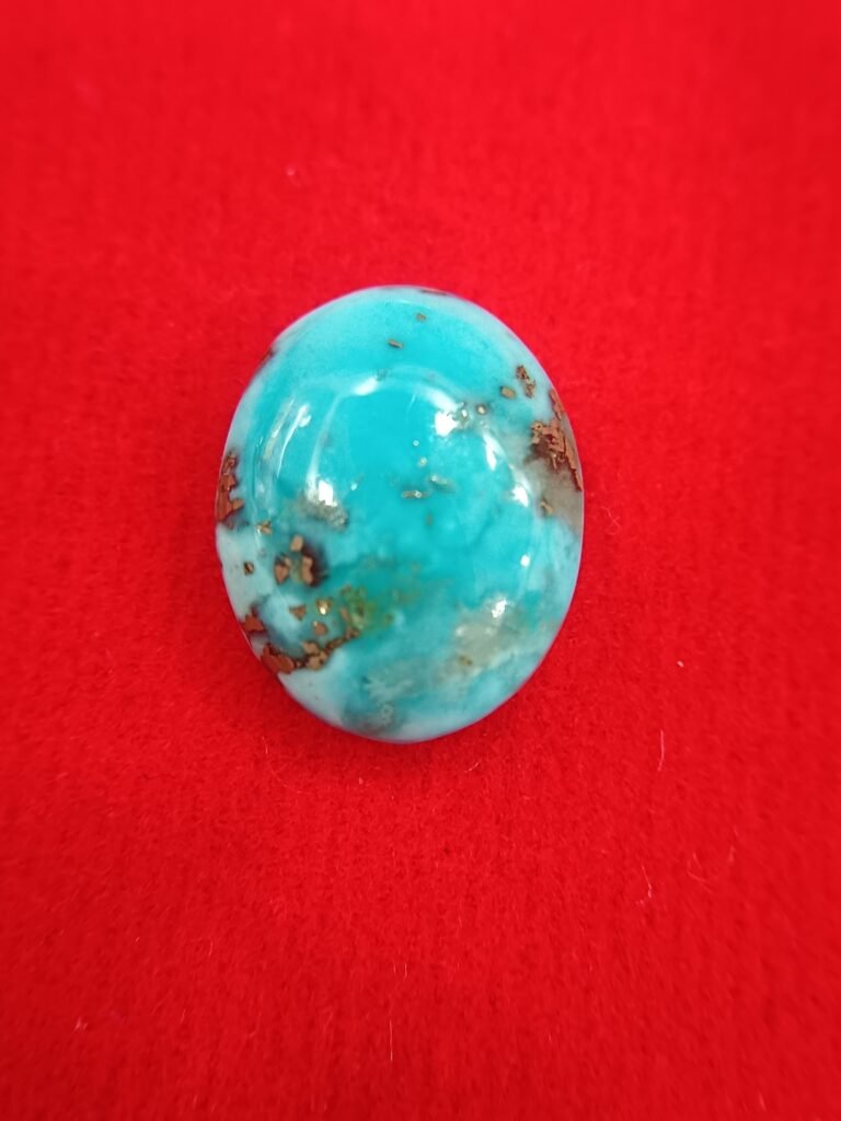 Turquoise Stone (Firoja) 6.86 Carat/ 7.50 Ratti