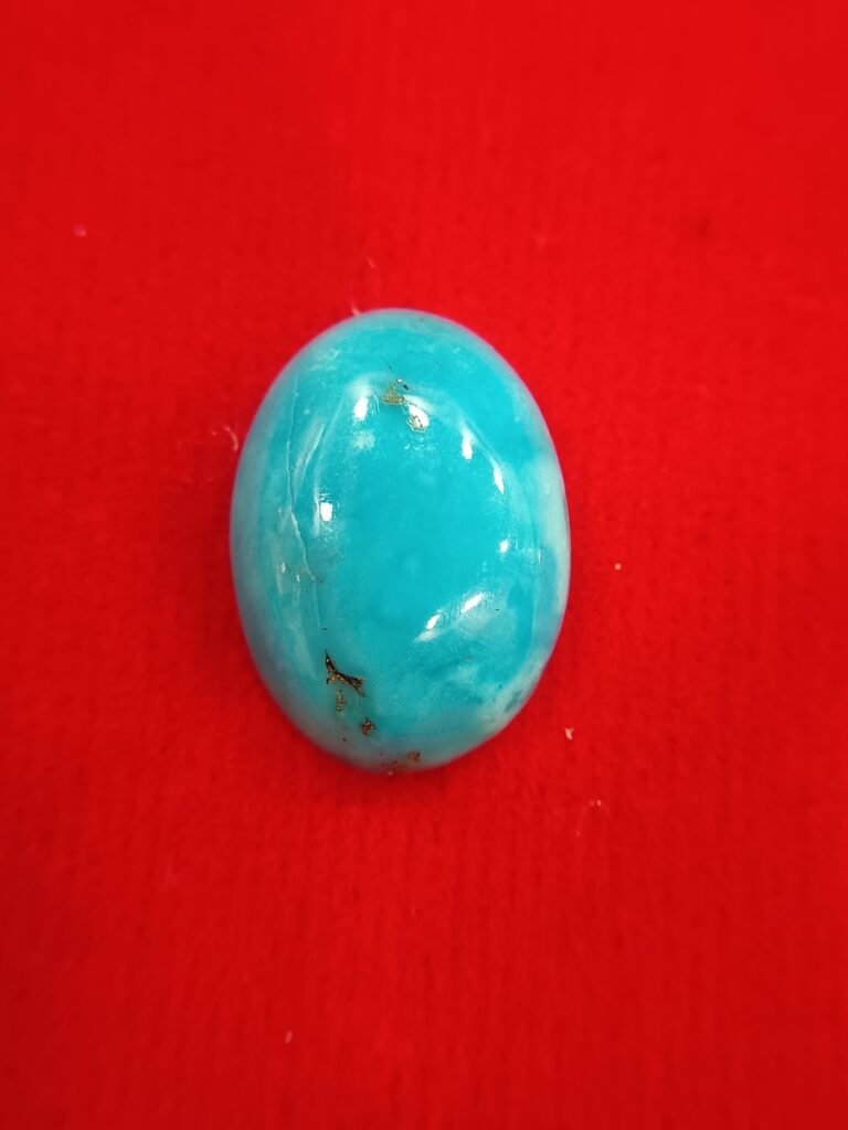 Turquoise Stone (Firoja) 7.69 Carat/ 8.50 Ratti