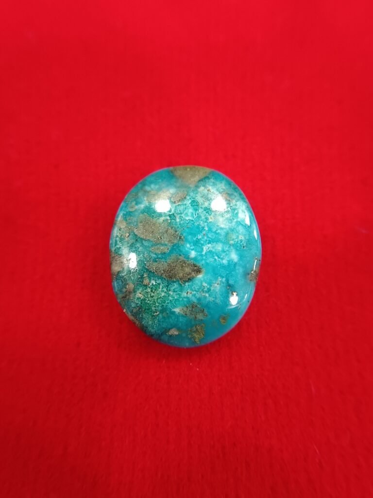 Turquoise Stone (Firoja) 7.94 Carat/ 8.50 Ratti