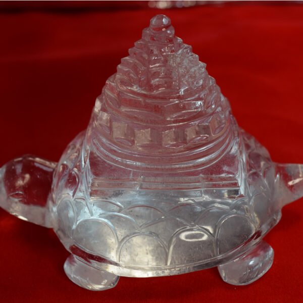 Natural Sphatik Shri Yantra 364 gm