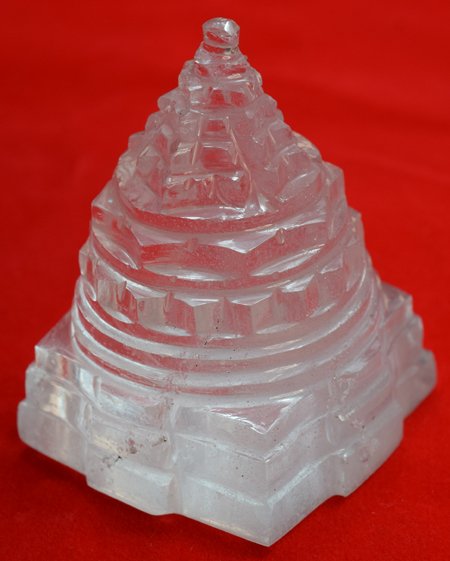 Natural Sphatik Shri Yantra 136 gm