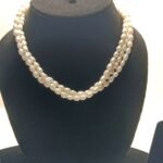 pearl mala triple string big size beads - (SKU: GAPM4)