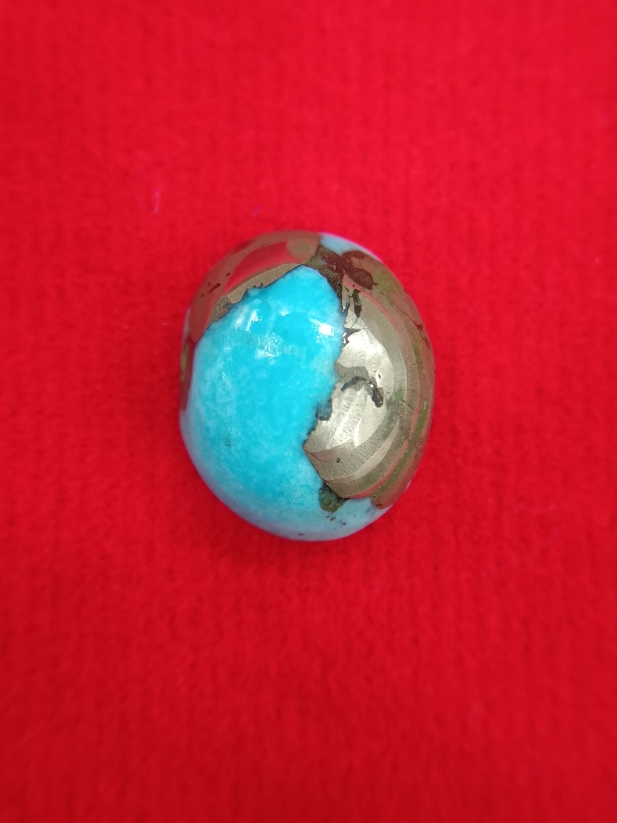 Turquoise Stone (Firoja) 7.05 Carat/ 7.50 Ratti