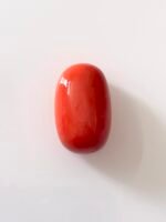 red coral moonga oval shape- GA0728