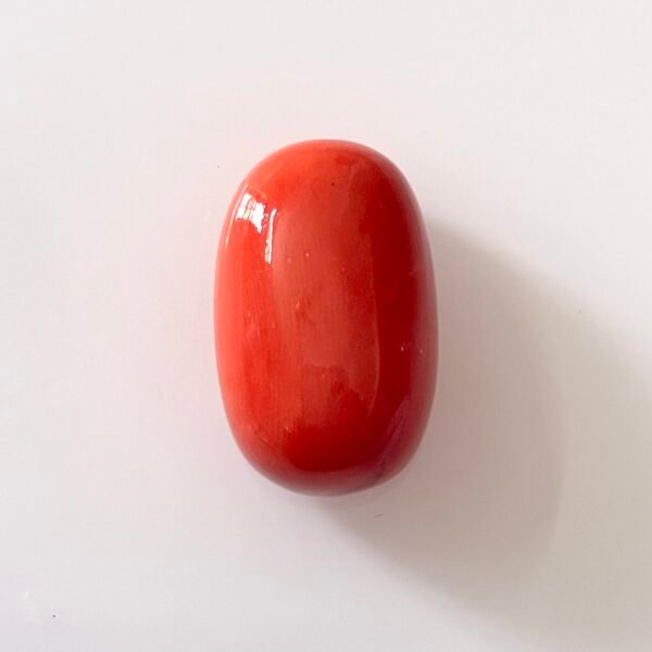red coral moonga oval shape- GA0728