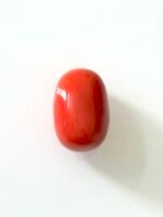red coral moonga oval shape- GA0726