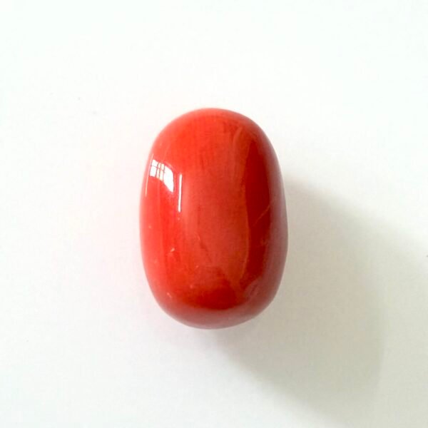red coral moonga oval shape- GA0726