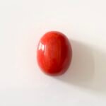 red coral moonga oval shape- GA0724