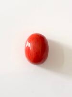 red coral moonga oval shape- GA0724
