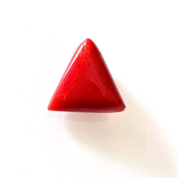 red coral moonga tringular shape- GA8446