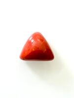 red coral moonga 12.34 carat tringular shape-GA8441