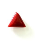 red coral moonga triangular shape- GA8444