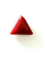 red coral moonga triangular shape- GA8444