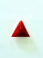 red coral moonga tringular shape- GA8434