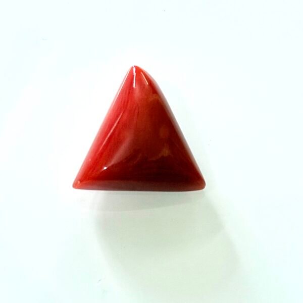 red coral moonga triangular shape- GA8439