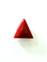 red coral moonga triangular shape- GA8437
