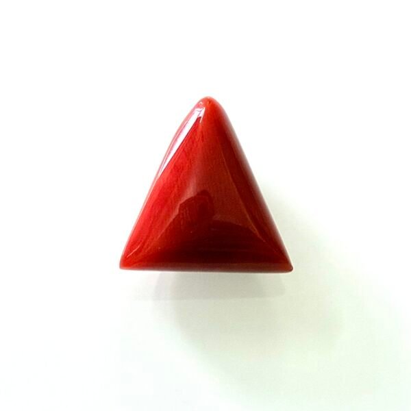 red coral moonga triangular shape- GA8437
