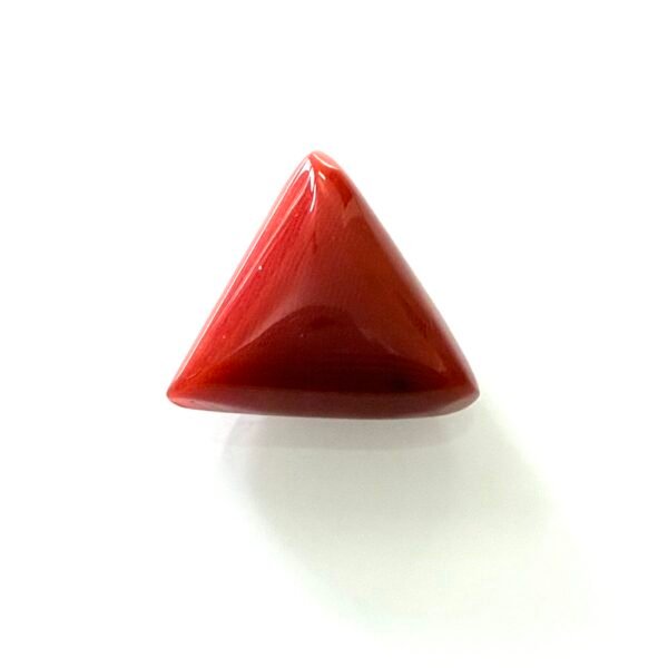 red coral moonga triangular shape- GA8436
