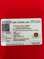 Certificate of brown gomed- GA1456
