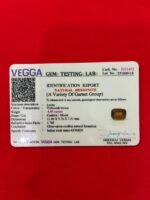 Certificate of brown gomed- GA1452