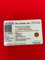 Certificate of brown gomed- GA1455